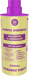 Lola Cosmetics Purple Hair Shampoo Counteracts Yellow Orange Tones 250 Ml
