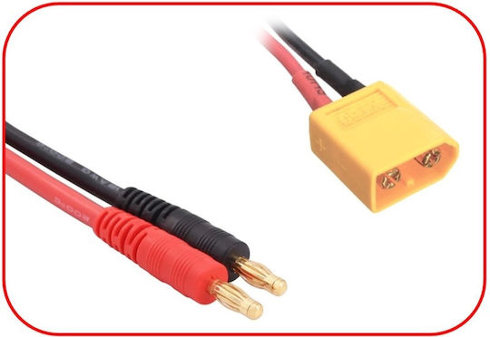 Charging Cable 4mm Bullet Plug Xt60 150mm Absima