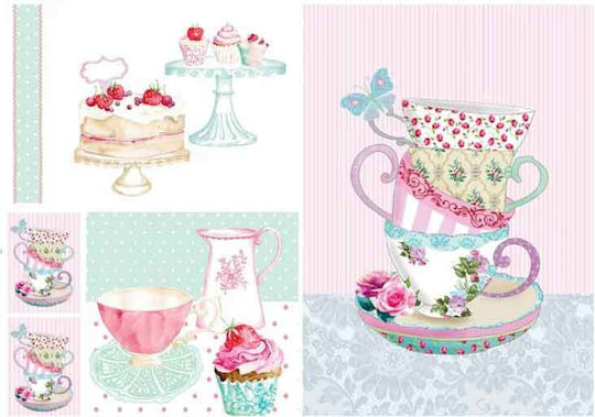 Decoupage Paper Deco 30g 29.7x42cm Cake Cups Skag