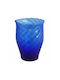 keleman Decorative Vase Glass Blue Y25cm