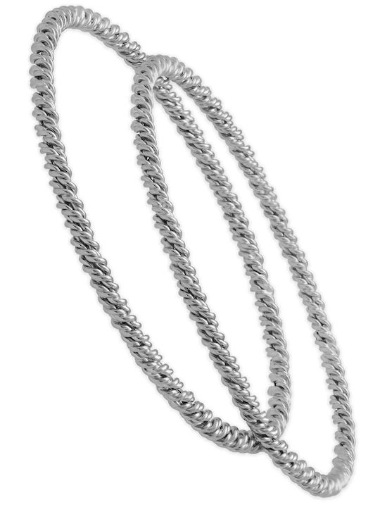 Handgefertigtes Dreharmband aus 925er Silber 19-20cm