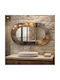 Oval Wandspiegel Mit Kupfer Glas Rahmen (55x99cm)