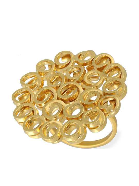 Inel Cuiburi Handmade Placat Cu Aur Argint 925 ...