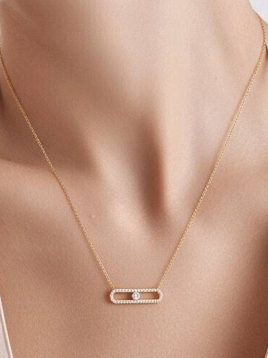 Papadopoulos Gold Necklace From 14K Gold 20218
