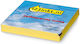 123inkt Lined Sticky Memo Pads 100 Sheets 76 X 76 Mm Yellow 300467