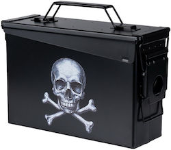 Metallisch Βox Für Jagdholster Skull Bones Cal 30mm