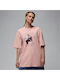 Women's Oversized T-shirt Pink Glaze