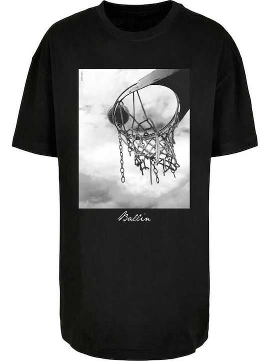 Mister Tee Ballin Damen Oversized T-Shirt Schwarz