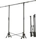 Folding Floor Clothes Drying Rack Made of Metal Black