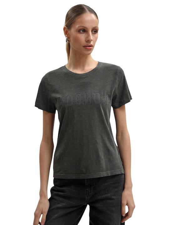 Pepe Jeans Γυναικεία Μπλούζα Βαμβακερή Grey