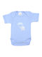 Ninetta Bebe Baby-Body Hellblau