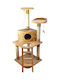 Pet Interest Tarzan Ονυχοδρόμιο Γατόδεντρο Καφέ Οροφής 81x63x120εκ.