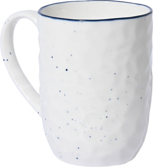 Estia Cană Din Porțelan Albă 395ml