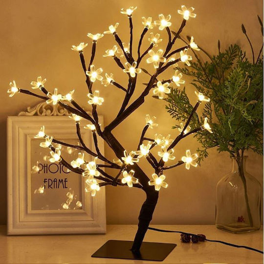 Decorative Illuminated Cherry Tree 48 Led Lights Height 47cm Branch Span Up To 43cm