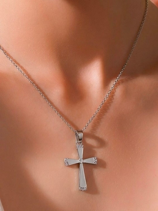 Papadopoulos Gold Crucifix Pentru Femei Fără Lanț K14.1198