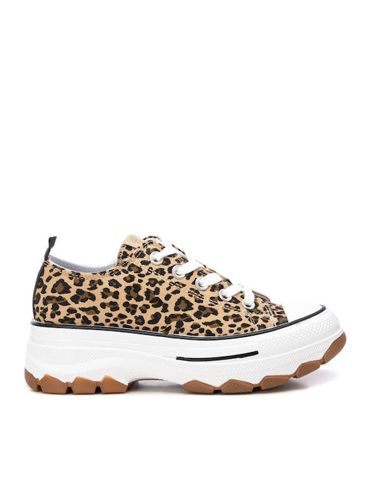 Refresh Γυναικεία Chunky Sneakers Λεοπάρ