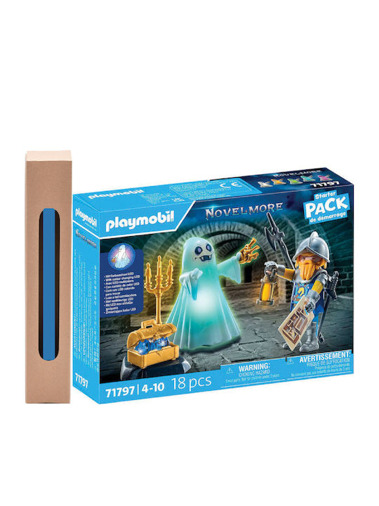 Великденска Свещ С Играчка Starter Pack Фантом И Рицар Novelmore За 4+ Години Playmobil