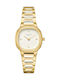 Rosefield Women's Watch 35mm Battery with Gold Stainless Steel Bracelet