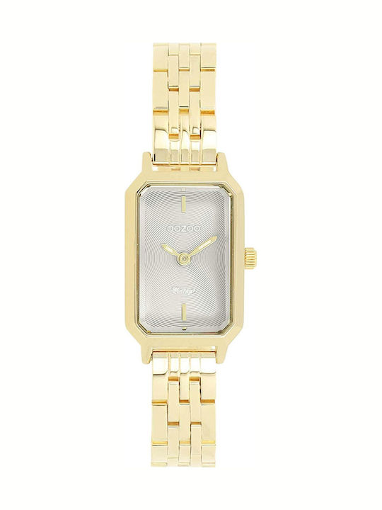 Oozoo Womens Watch Battery with Gold Metal Bracelet