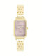 Women's Watch 19mm Battery with Gold Stainless Steel Strap