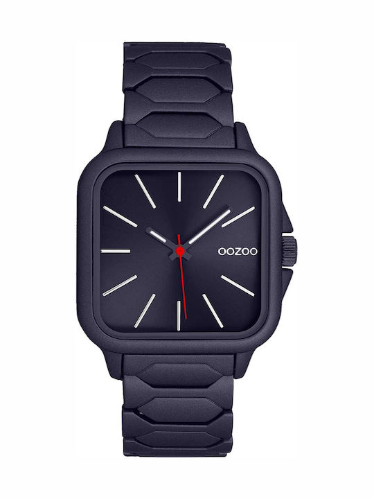 Oozoo Women'S Watch 44mm Battery With Blue Metal Bracelet
