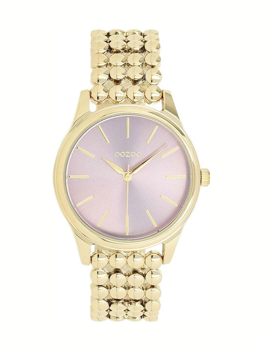 Oozoo Timepieces Ρολόι Μπαταρίας με Μεταλλικό Μπρασελέ