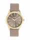 Oozoo Women's Watch 36mm Battery with Brown Leather Strap