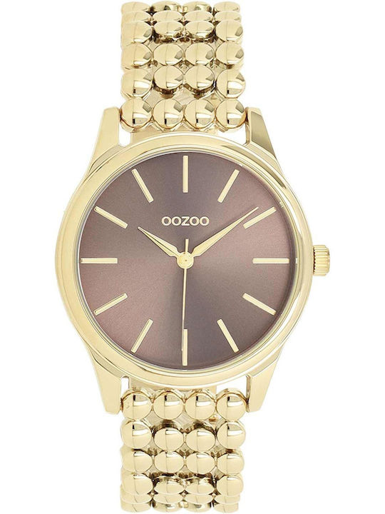 Oozoo Timepieces Ρολόι Μπαταρίας με Μεταλλικό Μπρασελέ