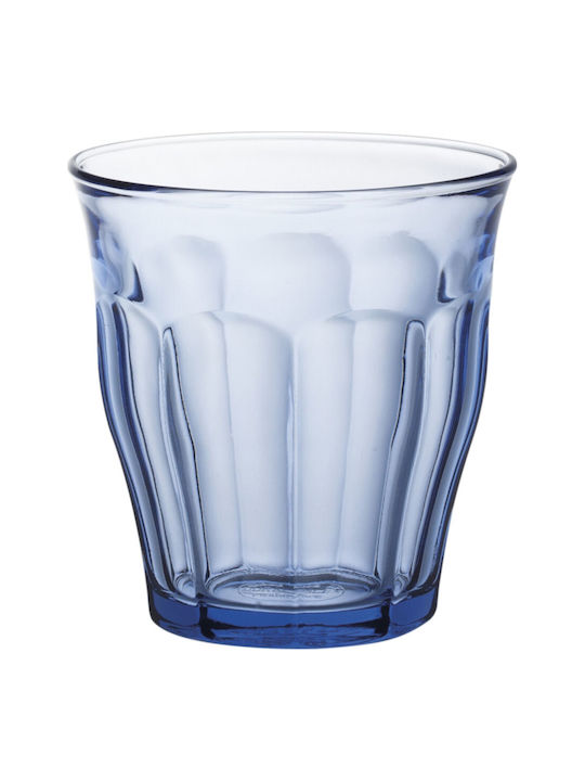 Duralex Picardie Marine Set Glasses Made of Glass in Blue Colour 220ml 6 Pieces