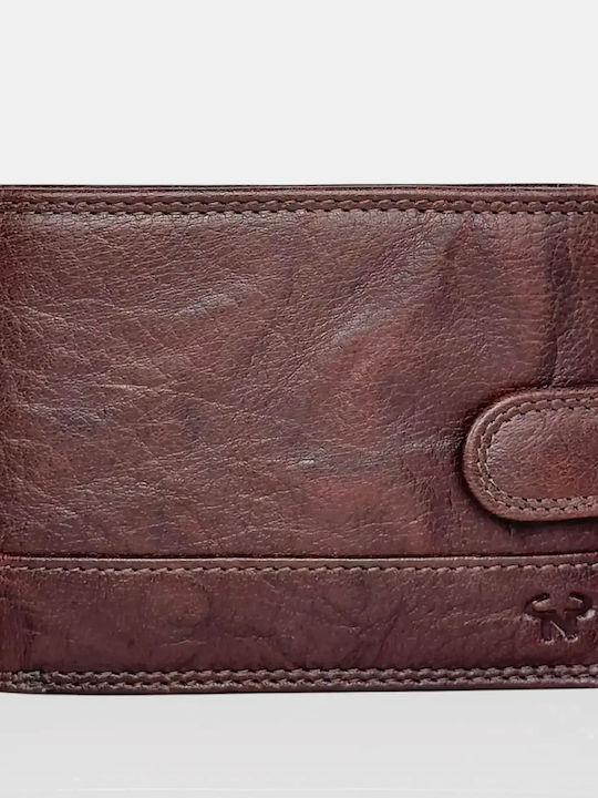 Deri Herrenbrieftasche Braun