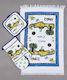 Silk Fashion Crete Fabric Oven Mitt 3 Pieces