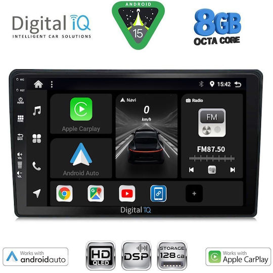 Digital IQ Ηχοσύστημα Αυτοκινήτου για Honda HR-V 1998-2005 (Bluetooth/USB/WiFi/GPS/Apple-Carplay/Android-Auto) με Οθόνη Αφής 9"