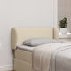 vidaXL Fabric Bed Headboard Beige 40cm