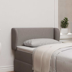 vidaXL Fabric Bed Headboard Brown 40cm