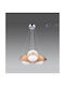 Oktay Brown LED Ceiling Light 48x48cm