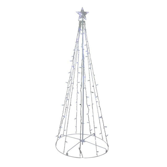 Arbore Decorativ cu Lumină Alista Home 480 LED-uri Alb Cald+Flash 1.8 m