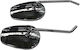 Custom Chrome Set Motorcycle Mirrors Harley Davidson Fits All Chrome Guardian Mirror Chrome