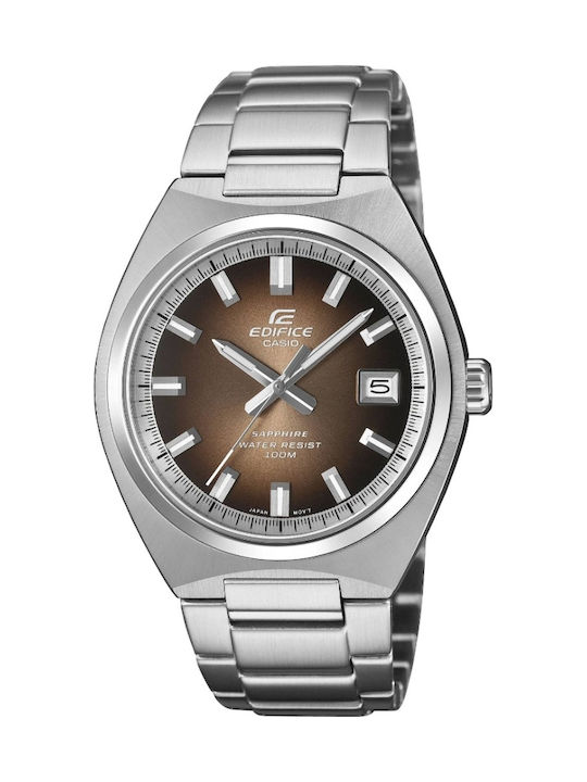 Casio Casio Edifice Ρολόι Μπαταρίας με Μεταλλικό Μπρασελέ