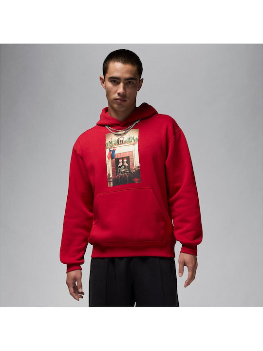 Jumpman Sweatshirt with Hood Gym Redblack