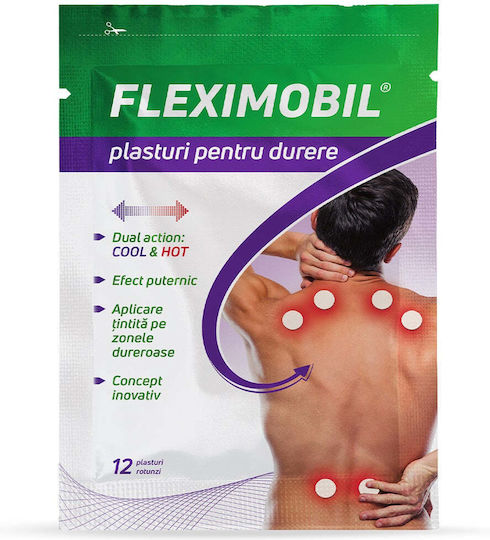 Plasturi Hidrogel Fleximobile Pentru Durere 12 Plasturi Fiterman Pharma