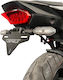 Αναδιπλούμενη Βάση Πινακίδας Honda Hornet Cb750 2023-2026 (με Κουμπί)