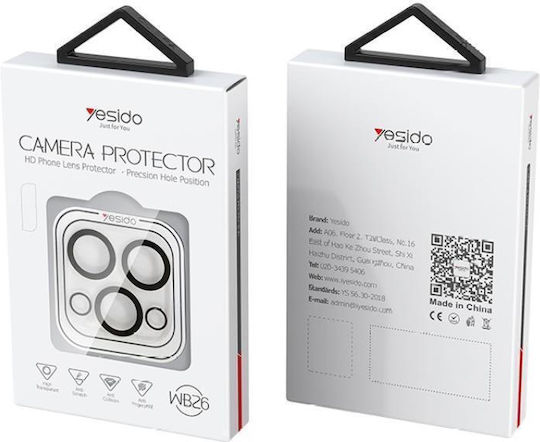 Yesido Tempered Glass Camera Protector Transparent for iPhone 16e