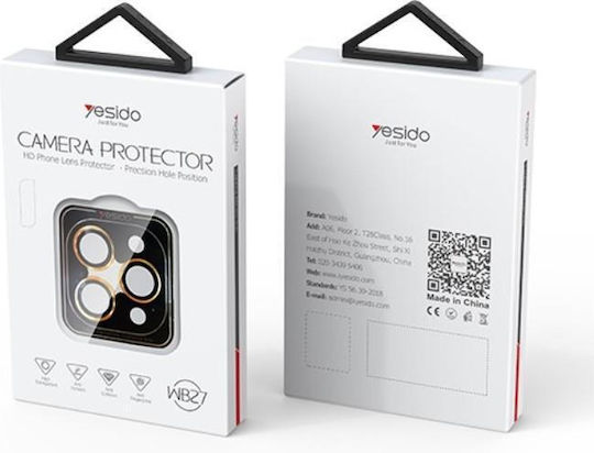 Yesido Mobile Camera Protection Tempered Glass Black for Samsung S25