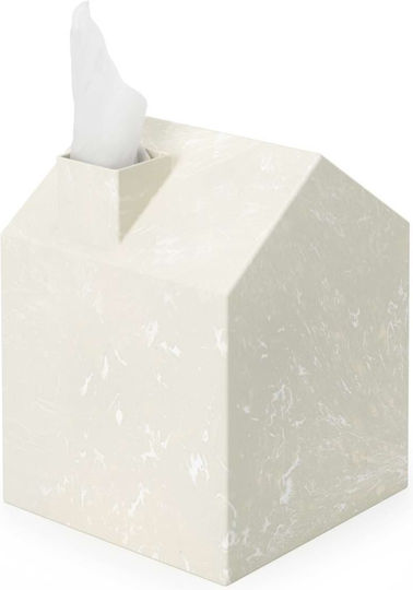 Umbra Държач за Кърпички Пластмасов Бежов 13x13x17см 023340-1351