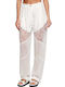 Pantalone Women's Crepe Trousers White