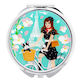 Pylones Makeup Mirror Purse Multicolour