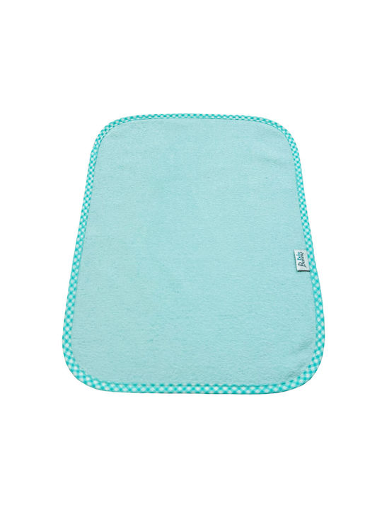Bunny Bebe Umărul Burp Cloth Turcoaz 25x33 cm