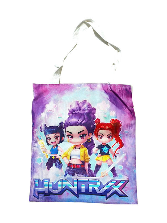 K-pop Demon Hunters Kinder Taschen Umhängetasche 32x38x3 10618 Lila K-pop Demon Hunters Kinder Taschen Umhängetasche 32x38x3 10618 Lila