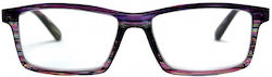 Frog Optical Lesebrillen +2.25 in Lila Farbe