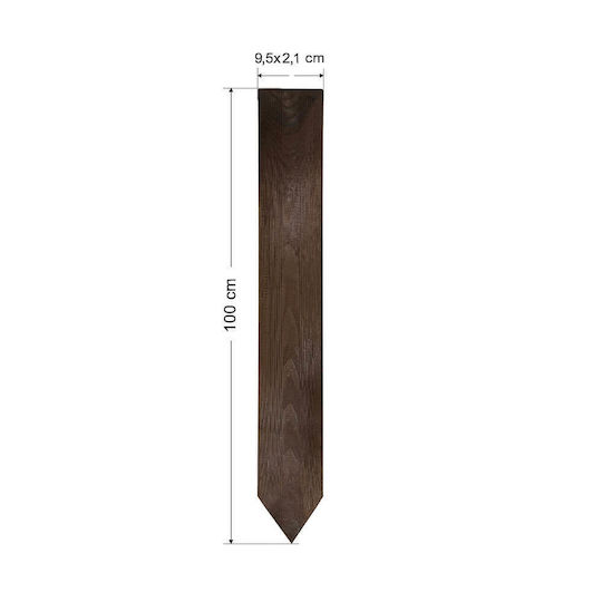 Tesias Group Picket for Garden Fence Made of Wood 9.5x2.1x100cm 10 Pieces